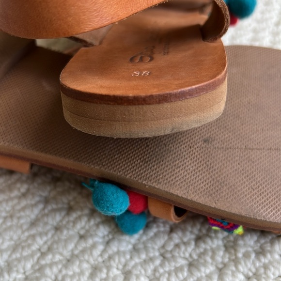 Like new! Vintage Elina Linardaki festive sandals size 8/38 with dustbag! - Picture 6 of 8